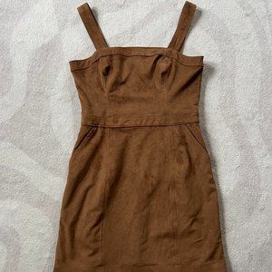 ABERCROMBIE + FITCH SUEDE MINI DRESS